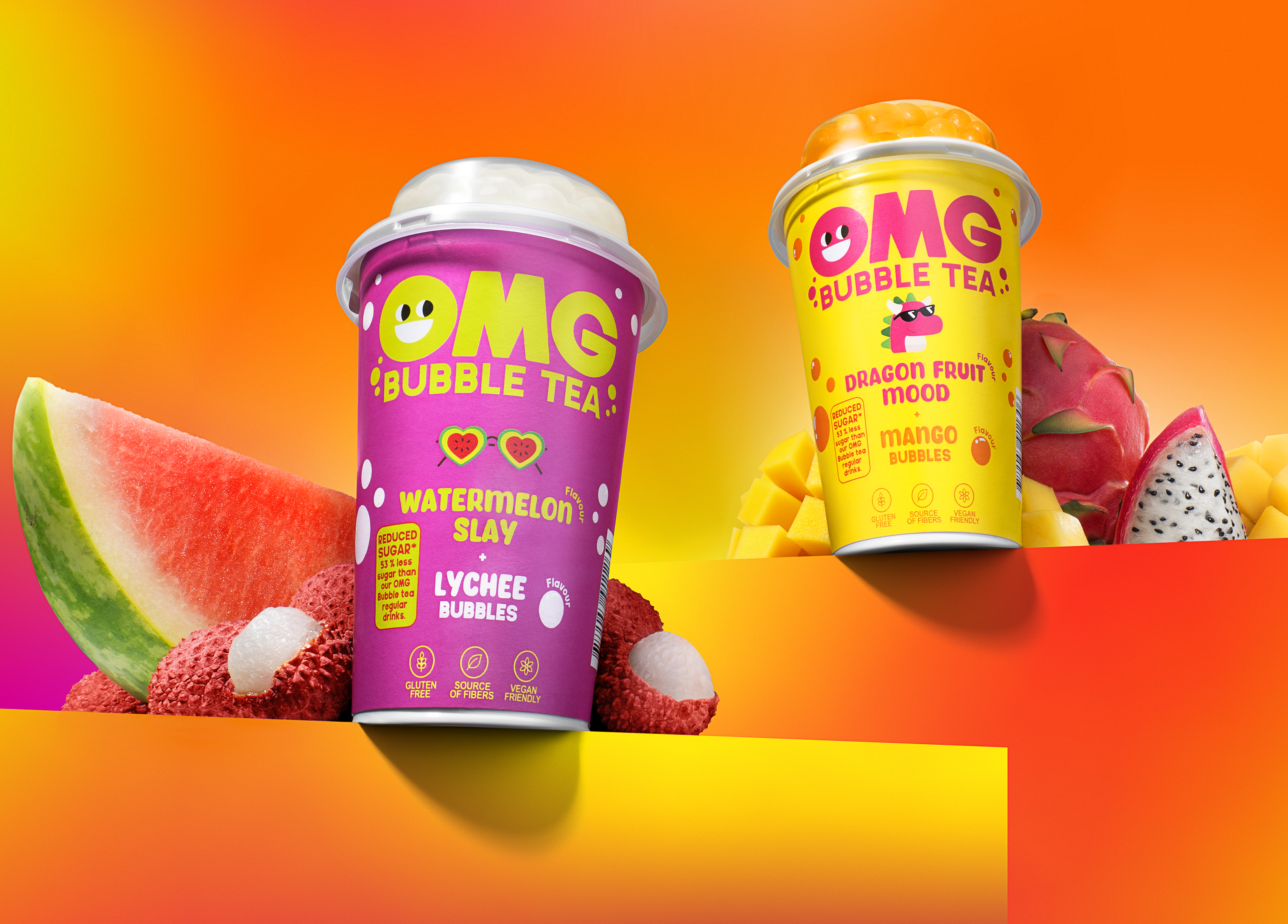 MEET OUR REDUCED SUGAR BUBBLE TEA!